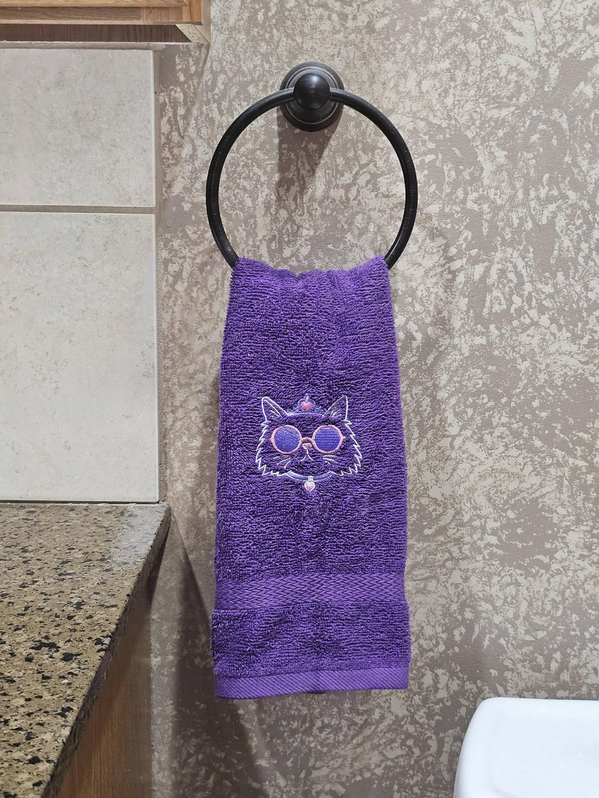 Handcrafted Dungeon Crawler Carl PRINCESS DONUT Terrycloth Hand Towel: Geeky Kitchen Decor