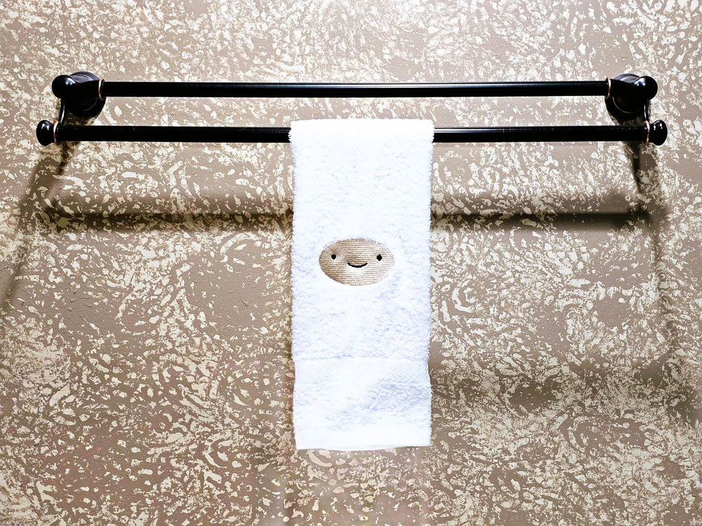 Handcrafted Adventure Time Finn the Human Terrycloth Hand Towel: Geeky Kitchen Decor