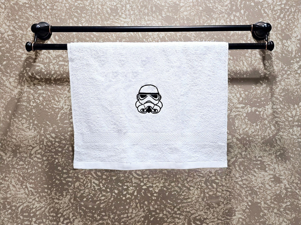 Handcrafted Star Wars Stormtrooper Terrycloth Hand Towel: Geeky Kitchen Decor