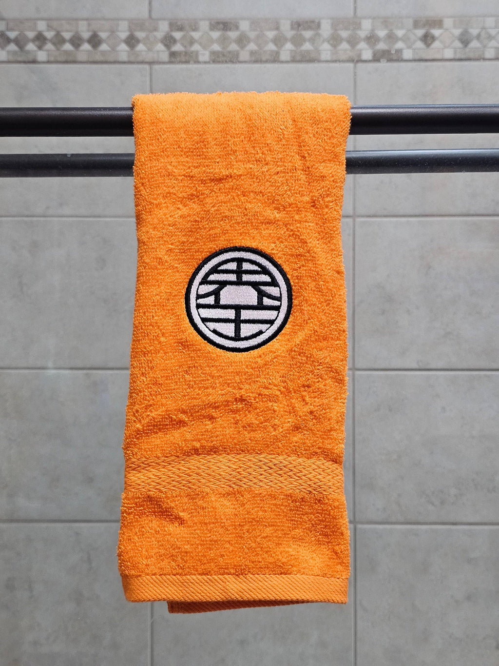 Handcrafted Dragon Ball King Kai Terrycloth Hand Towel: Geeky Kitchen Decor
