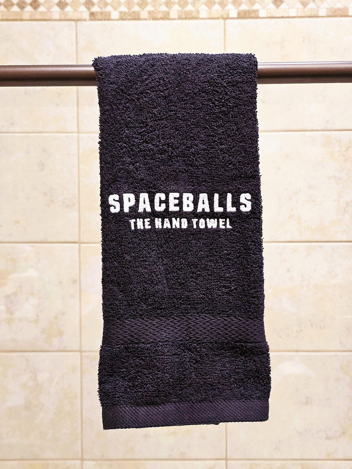 Handcrafted Spaceballs Terrycloth Towel: Geeky Kitchen Decor