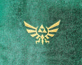 Handcrafted Zelda Wingcrest Terrycloth Hand Towel: Geeky Kitchen Decor