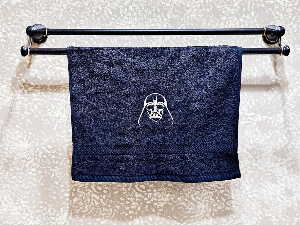 Handcrafted Star Wars Darth Vader Terrycloth Hand Towel: Geeky Kitchen Decor
