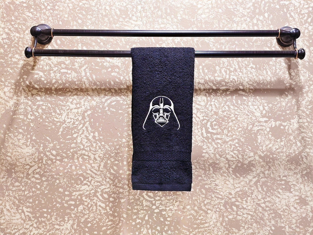 Handcrafted Star Wars Darth Vader Terrycloth Hand Towel: Geeky Kitchen Decor