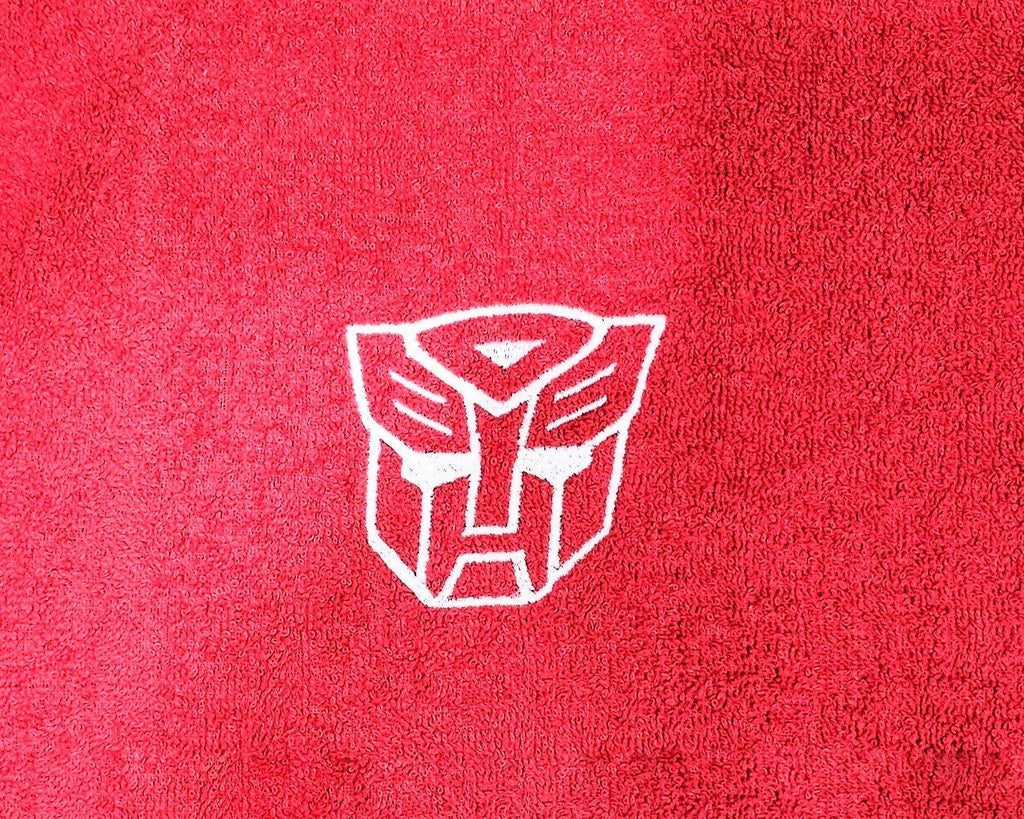 Handcrafted Transformers Autobot Terrycloth Hand Towel: Geeky Kitchen Decor