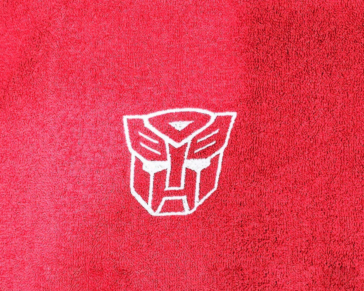 Handcrafted Transformers Autobot Terrycloth Hand Towel: Geeky Kitchen Decor