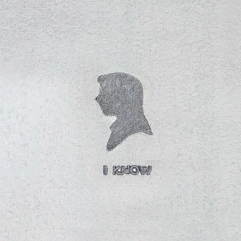 Handcrafted Star Wars Han Solo I Know Terrycloth Hand Towel: Geeky Kitchen Decor