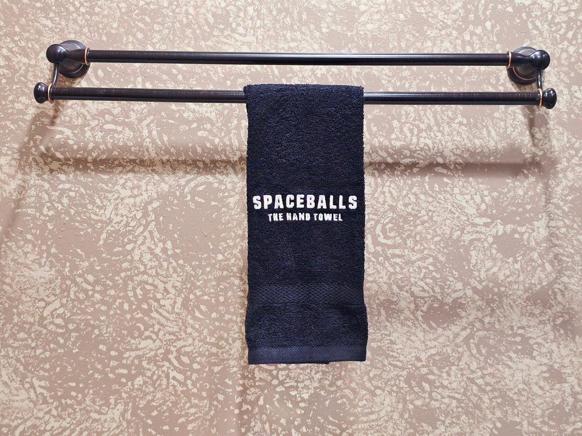 Handcrafted Spaceballs Terrycloth Towel: Geeky Kitchen Decor