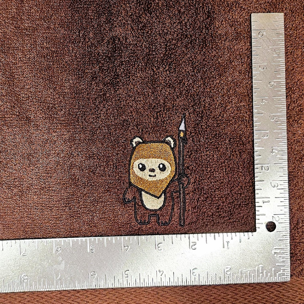 Handcrafted Star Wars Ewok Terrycloth Hand Towel: Geeky Kitchen Decor