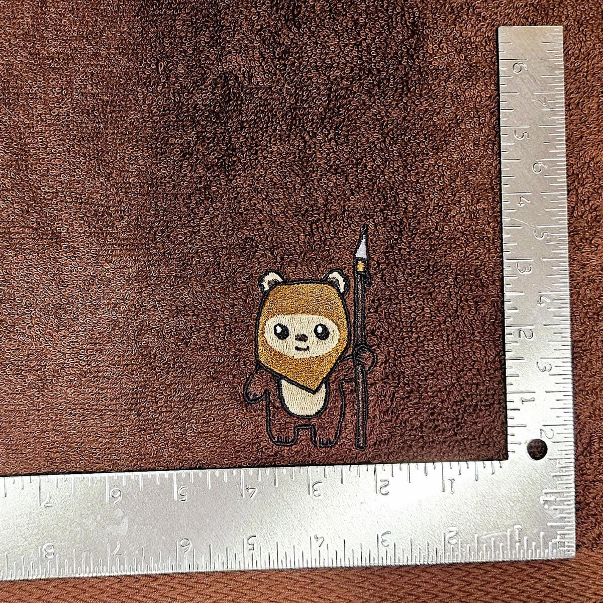 Handcrafted Star Wars Ewok Terrycloth Hand Towel: Geeky Kitchen Decor