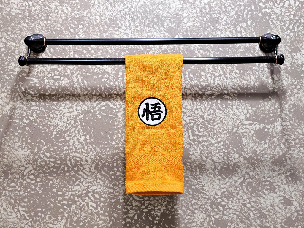 Handcrafted Dragon Ball King Kai Go Terrycloth Hand Towel: Geeky Kitchen Decor