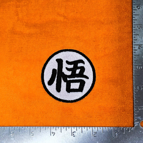 Handcrafted Dragon Ball King Kai Go Terrycloth Hand Towel: Geeky Kitchen Decor
