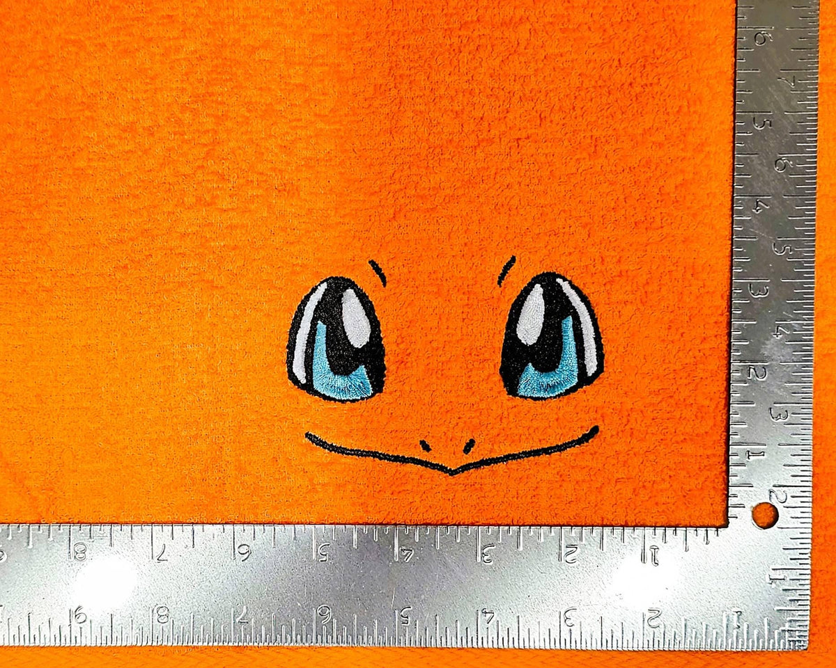 Handcrafted Pokemon Charmander (Face) Terrycloth Hand Towel: Geeky Kitchen Decor