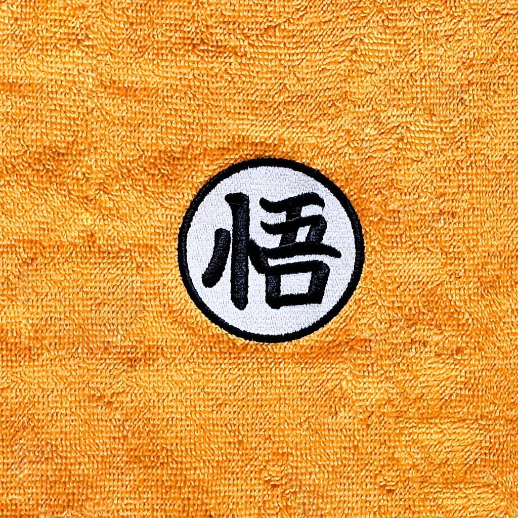 Handcrafted Dragon Ball King Kai Go Terrycloth Hand Towel: Geeky Kitchen Decor
