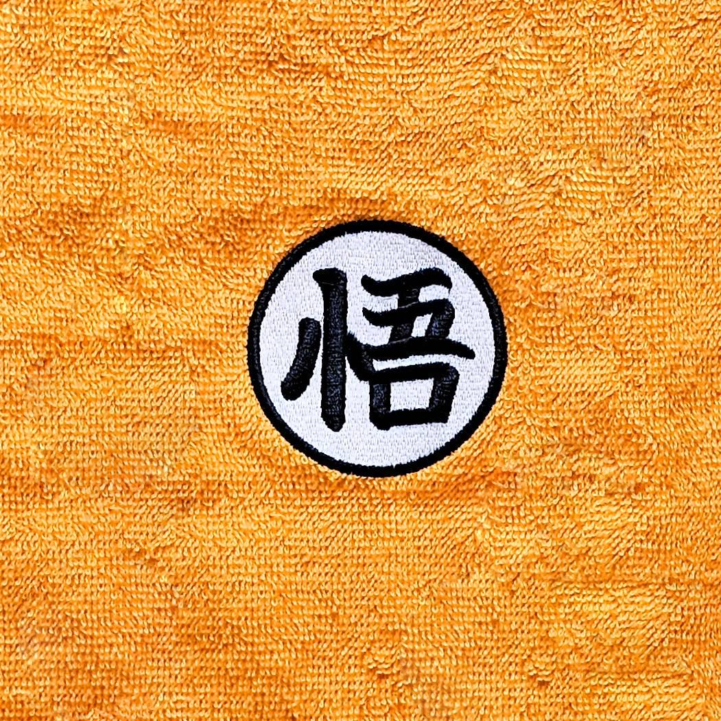 Handcrafted Dragon Ball King Kai Go Terrycloth Hand Towel: Geeky Kitchen Decor