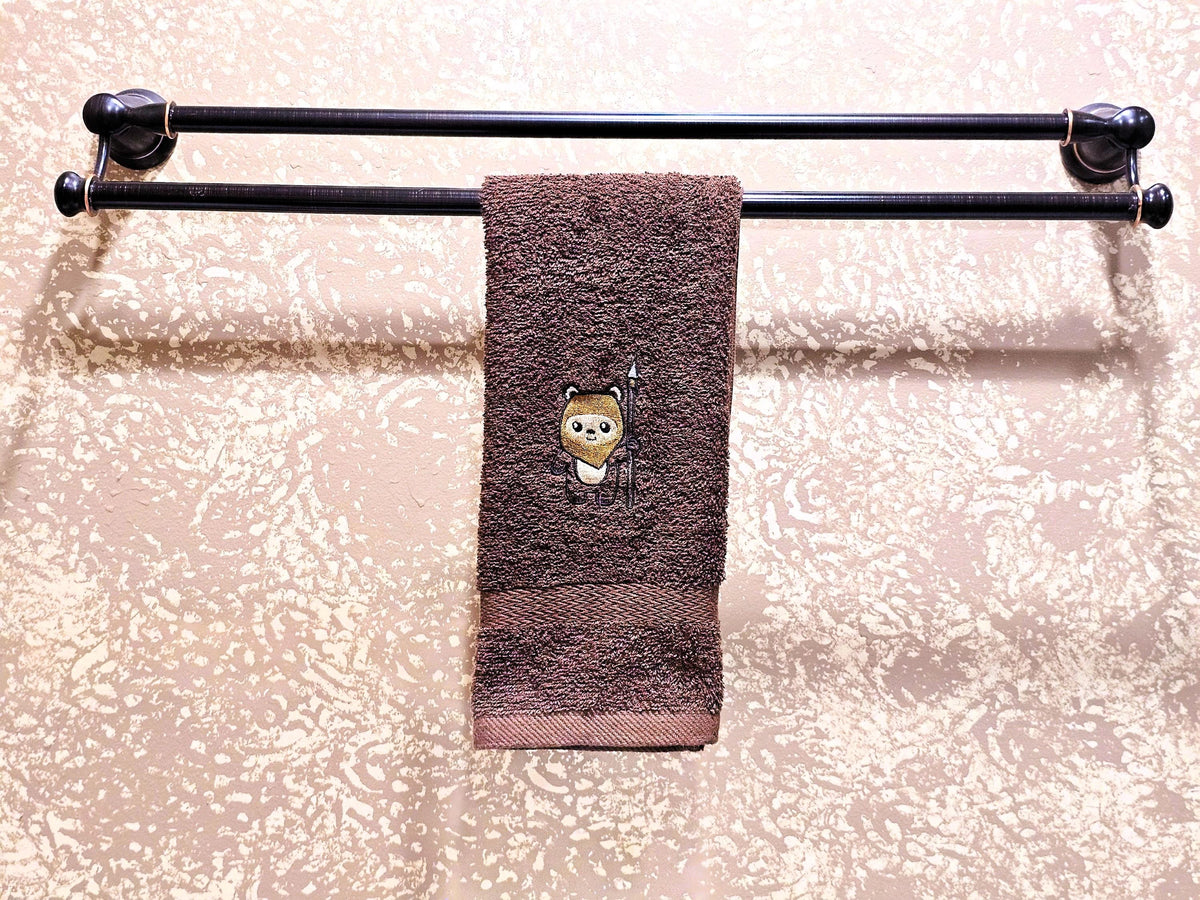 Handcrafted Star Wars Ewok Terrycloth Hand Towel: Geeky Kitchen Decor